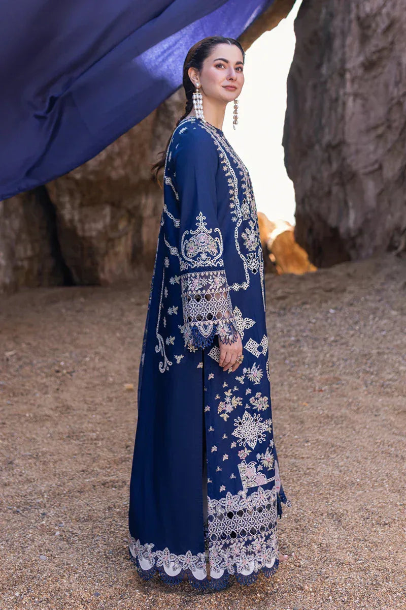 Qalamkar | Sahil Kinare Luxury Lawn | FP-06 MIRAY - Aqsa Fabrics