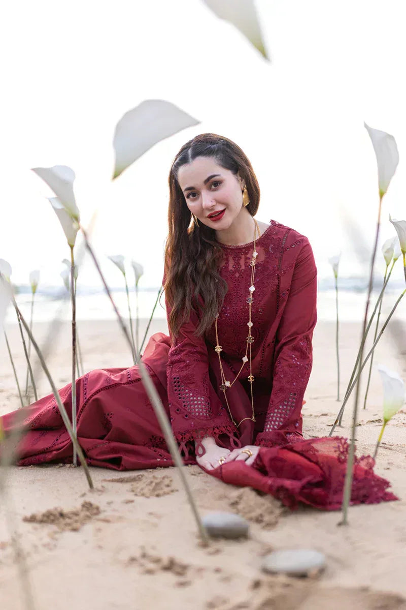 Qalamkar | Sahil Kinare Luxury Lawn | FP-07 AISHA - Aqsa Fabrics