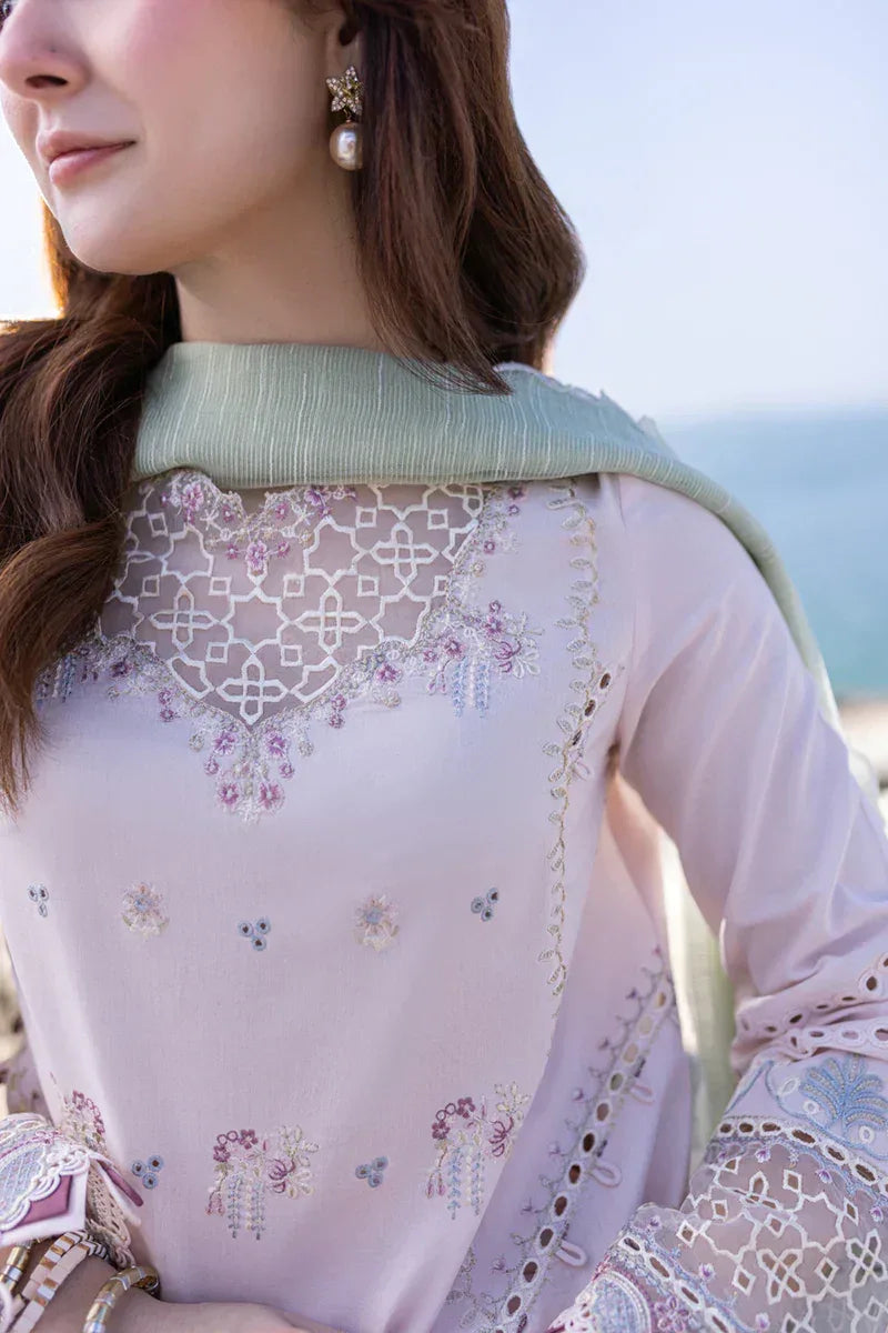 Qalamkar | Sahil Kinare Luxury Lawn | FP-08 NIA - Aqsa Fabrics