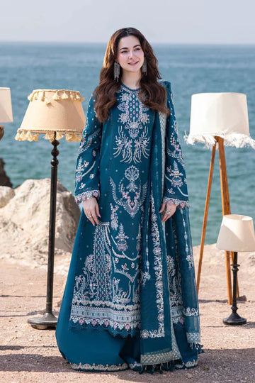 Qalamkar | Sahil Kinare Luxury Lawn | FP-16 KIRA - Aqsa Fabrics