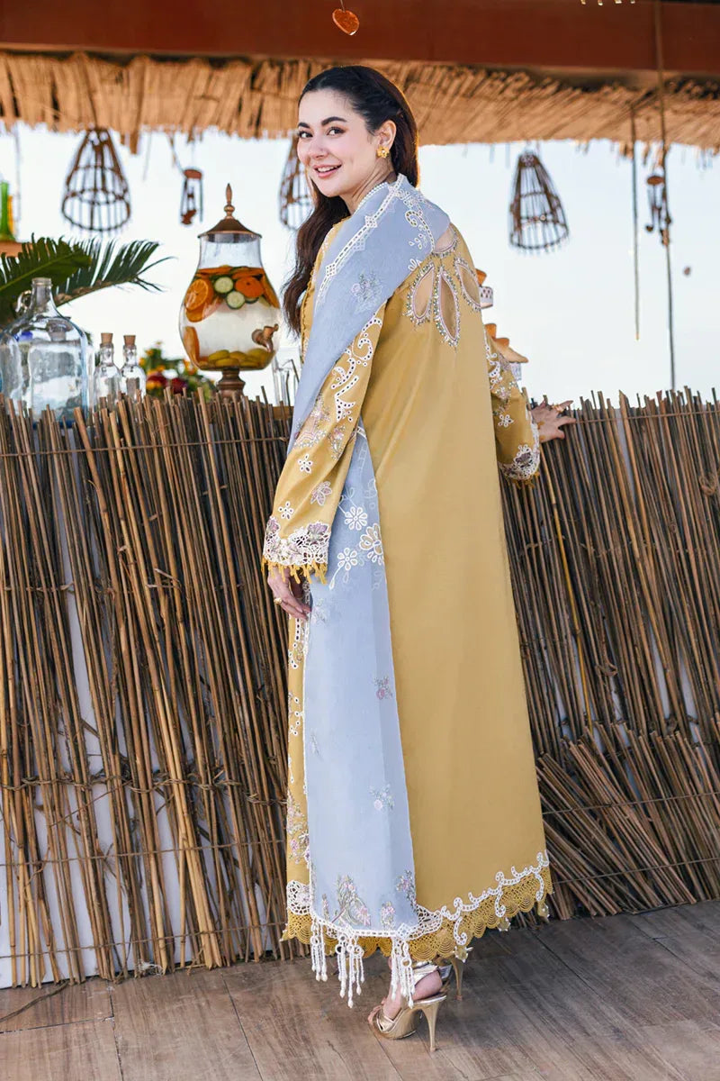 Qalamkar | Sahil Kinare Luxury Lawn | FP-03 SELMA - Aqsa Fabrics