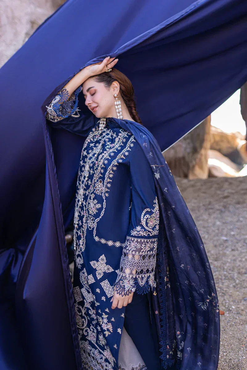 Qalamkar | Sahil Kinare Luxury Lawn | FP-06 MIRAY - Aqsa Fabrics