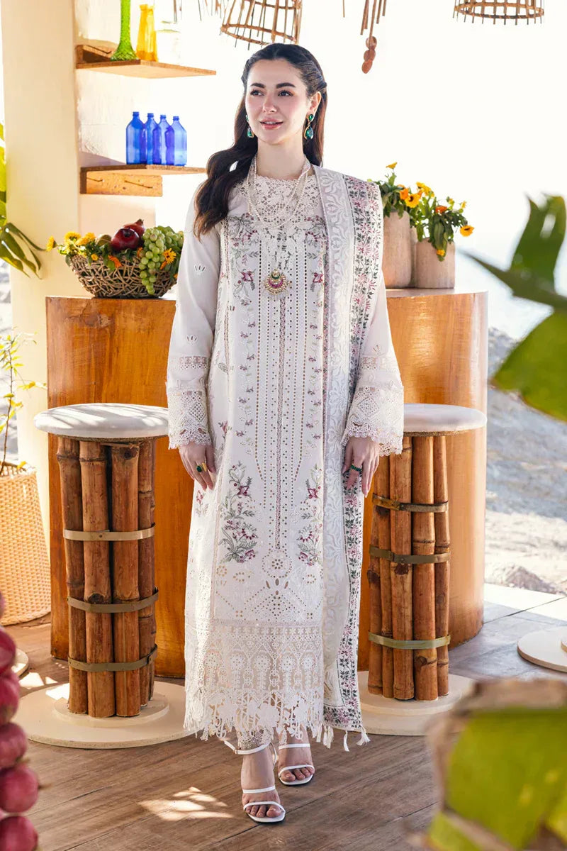 Qalamkar | Sahil Kinare Luxury Lawn | FP-12 MARWA - Aqsa Fabrics