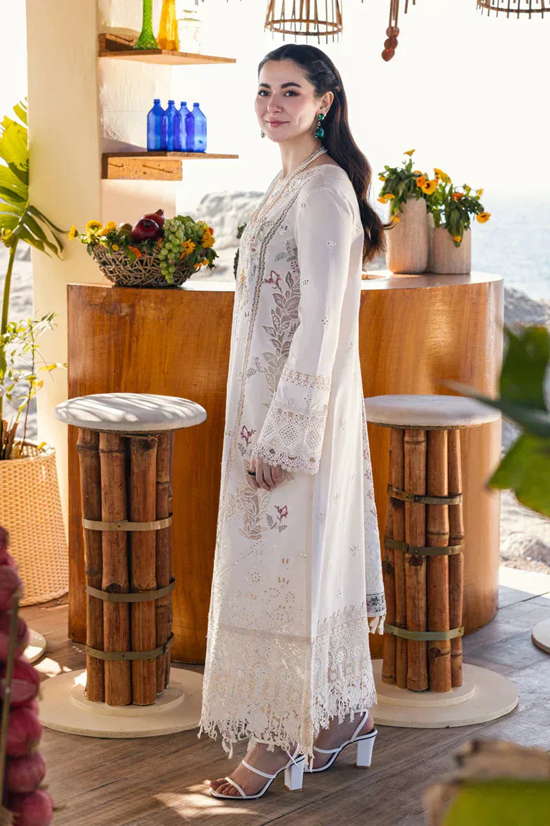 Qalamkar | Sahil Kinare Luxury Lawn | FP-12 MARWA - Aqsa Fabrics