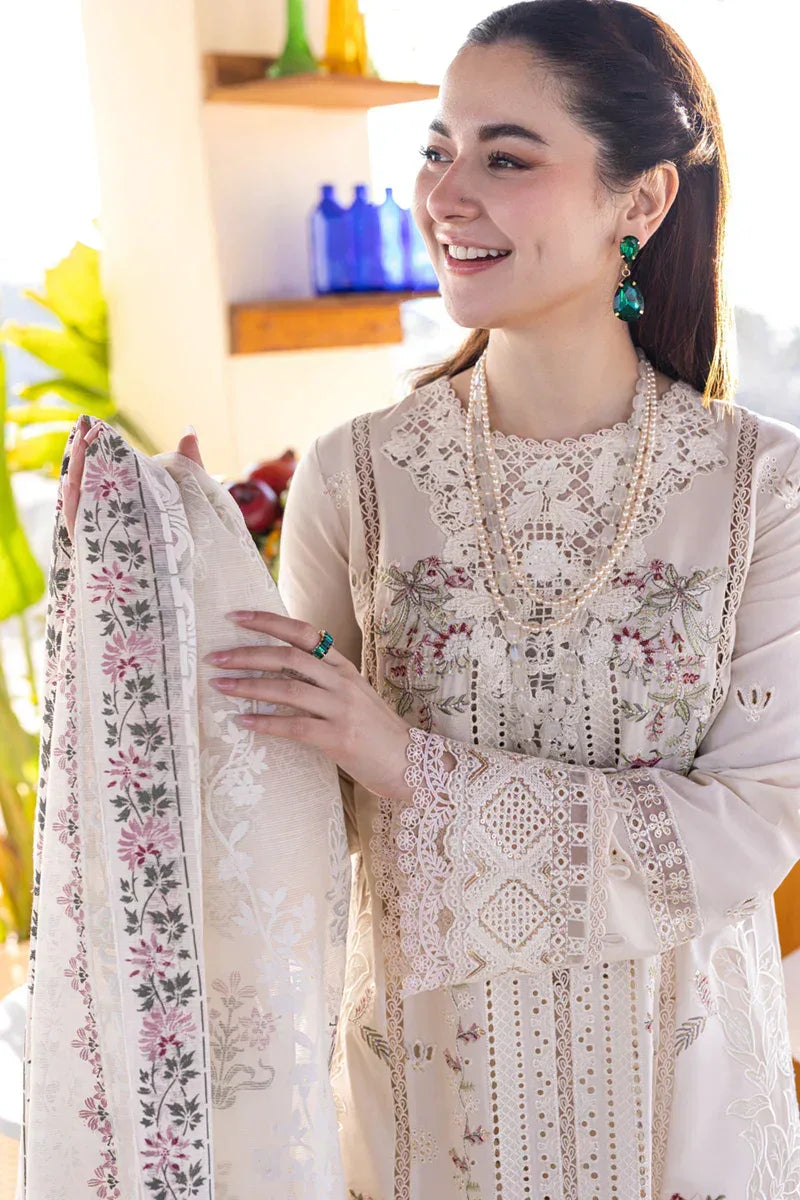 Qalamkar | Sahil Kinare Luxury Lawn | FP-12 MARWA - Aqsa Fabrics