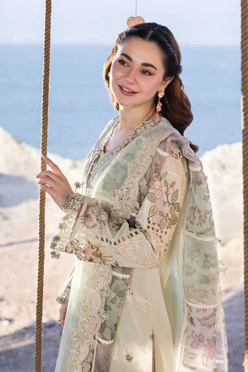 Qalamkar | Sahil Kinare Luxury Lawn | FP-15 RANIA - Aqsa Fabrics