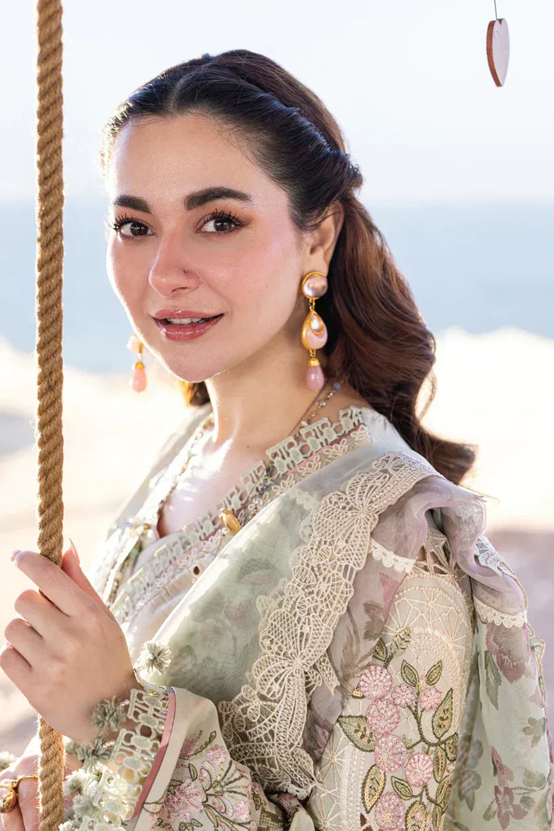 Qalamkar | Sahil Kinare Luxury Lawn | FP-15 RANIA - Aqsa Fabrics