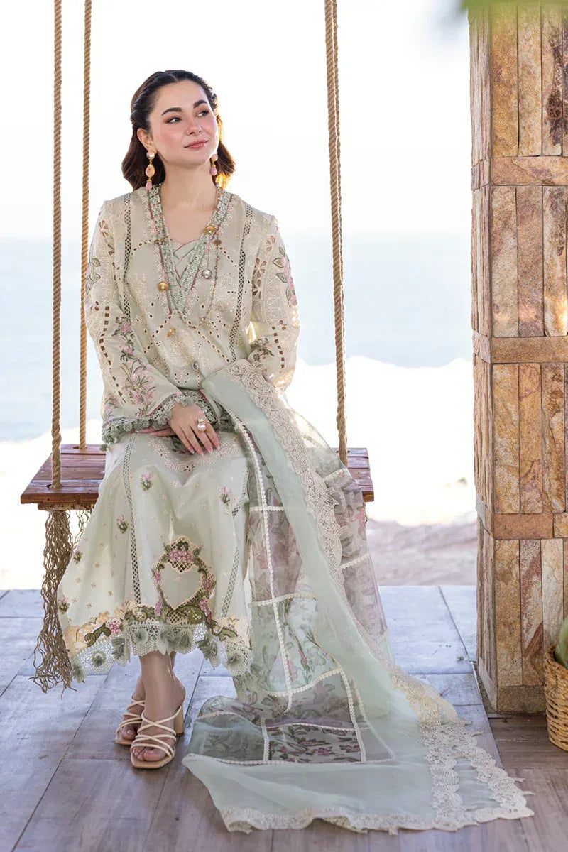 Qalamkar | Sahil Kinare Luxury Lawn | FP-15 RANIA - Aqsa Fabrics
