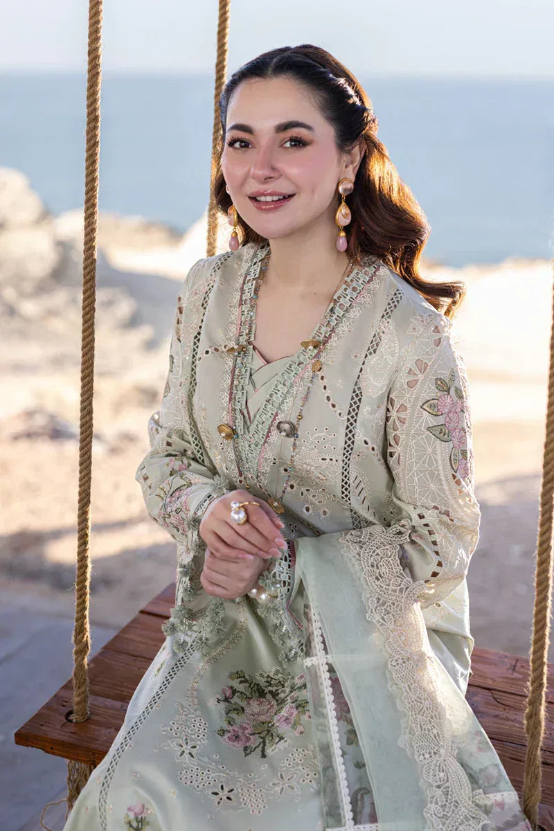 Qalamkar | Sahil Kinare Luxury Lawn | FP-15 RANIA - Aqsa Fabrics