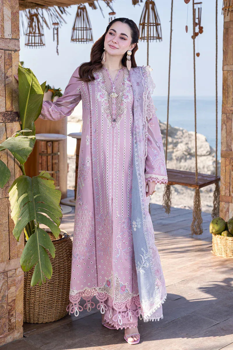 Qalamkar | Sahil Kinare Luxury Lawn | FP-10 LINA - Aqsa Fabrics