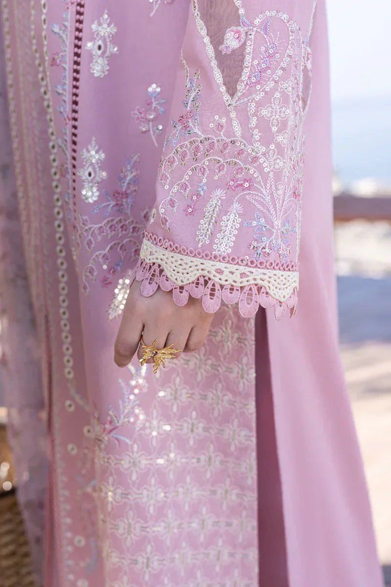 Qalamkar | Sahil Kinare Luxury Lawn | FP-10 LINA - Aqsa Fabrics