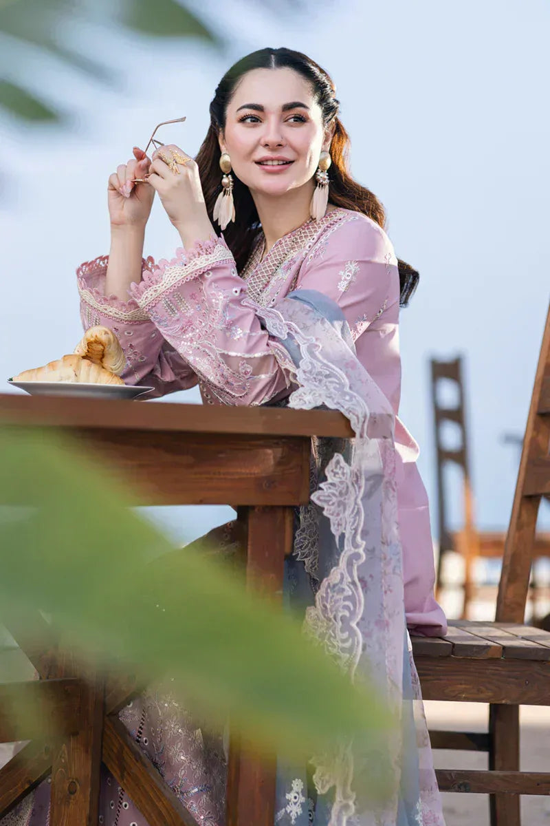 Qalamkar | Sahil Kinare Luxury Lawn | FP-10 LINA - Aqsa Fabrics