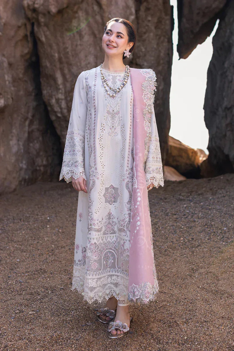Qalamkar | Sahil Kinare Luxury Lawn | FP-13 MELEK - Aqsa Fabrics