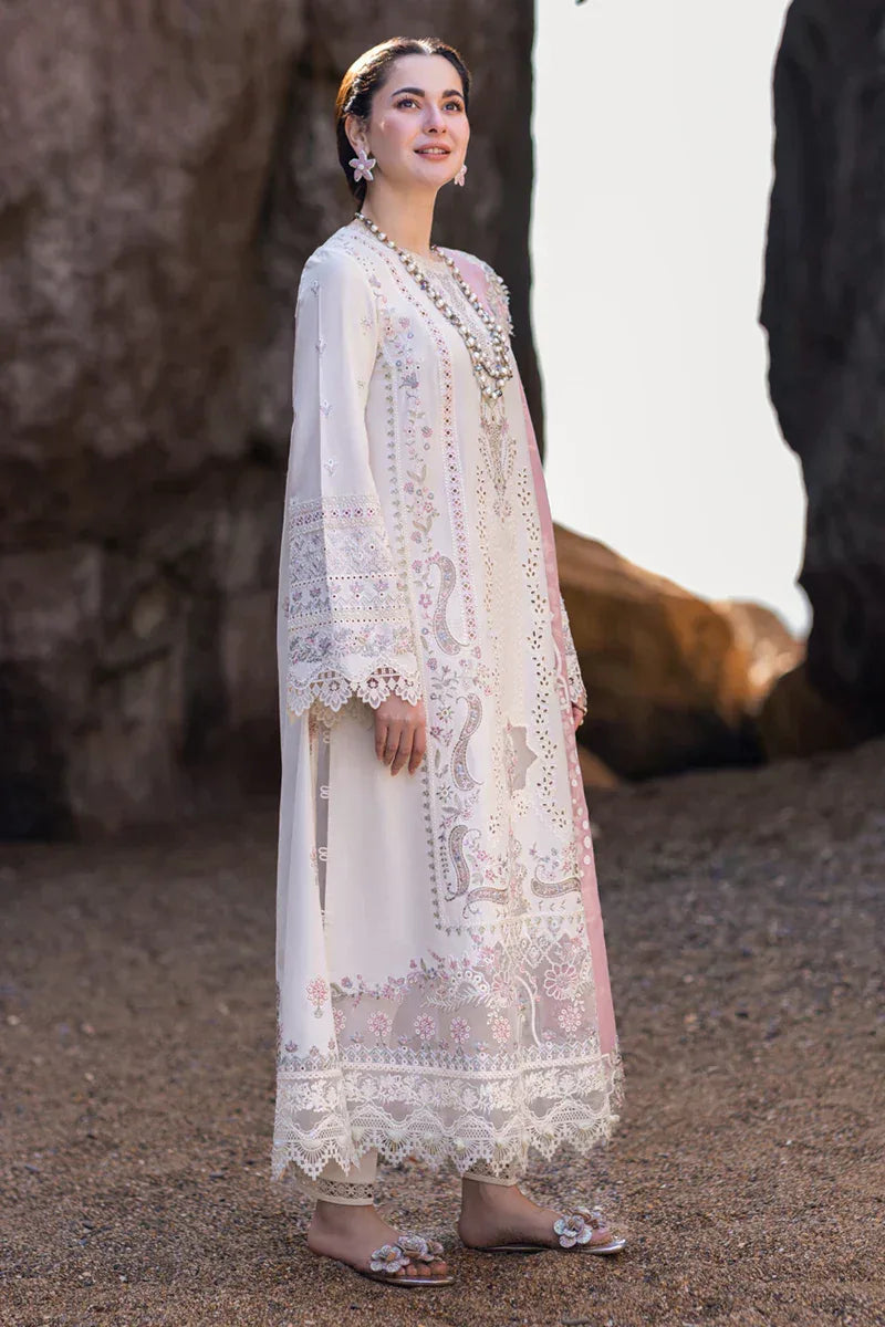 Qalamkar | Sahil Kinare Luxury Lawn | FP-13 MELEK - Aqsa Fabrics