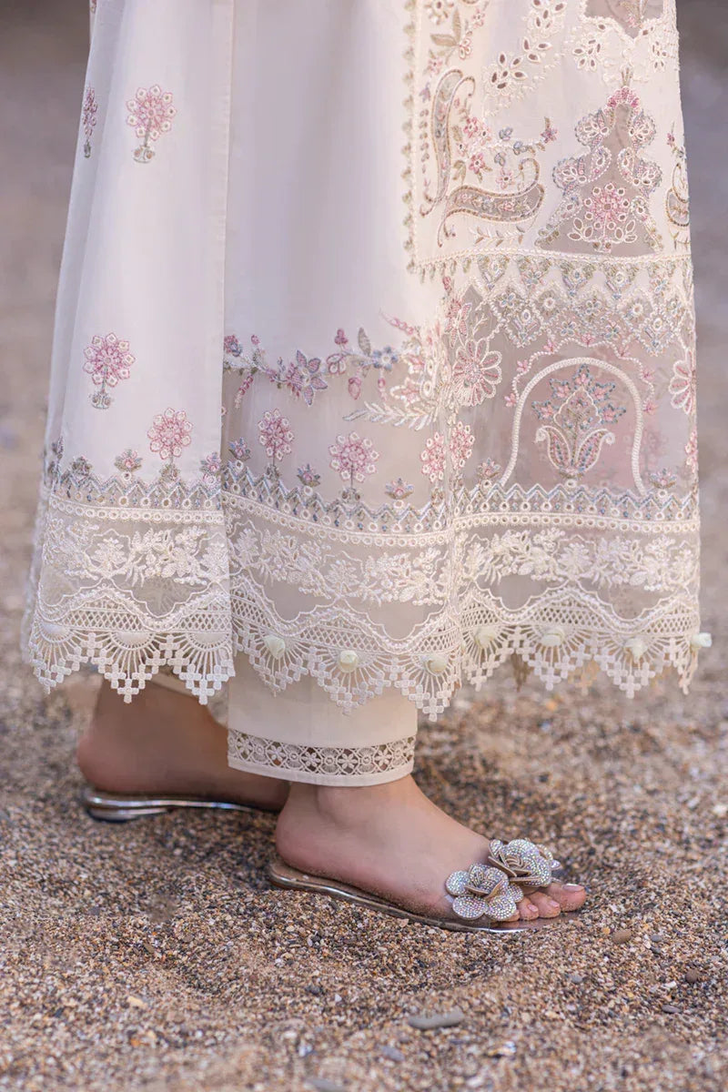 Qalamkar | Sahil Kinare Luxury Lawn | FP-13 MELEK - Aqsa Fabrics