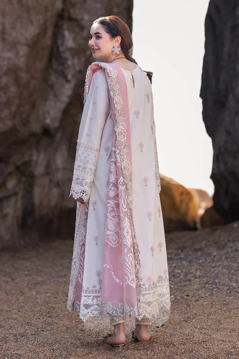 Qalamkar | Sahil Kinare Luxury Lawn | FP-13 MELEK - Aqsa Fabrics
