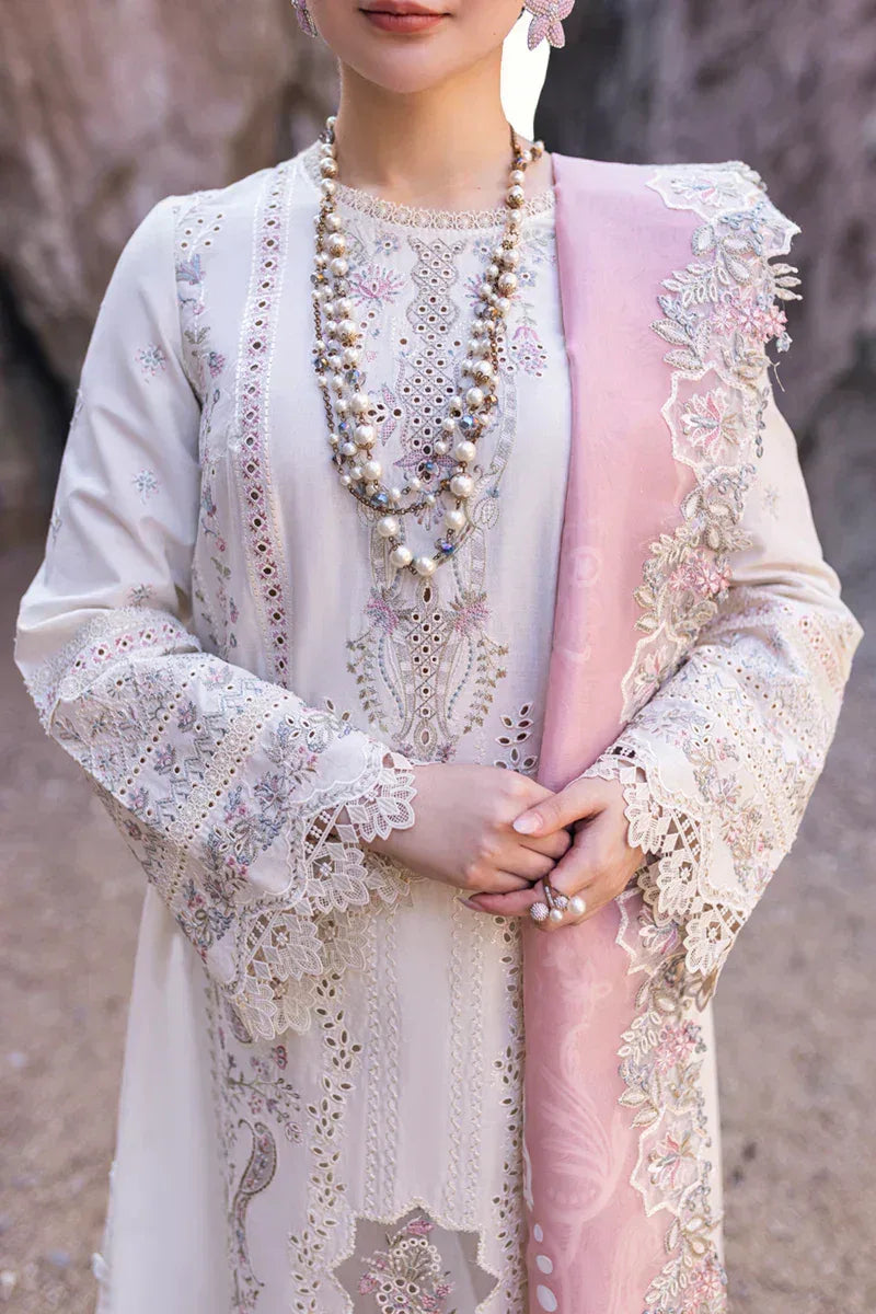 Qalamkar | Sahil Kinare Luxury Lawn | FP-13 MELEK - Aqsa Fabrics