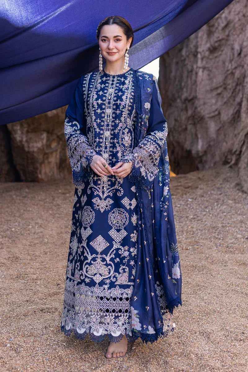 Qalamkar | Sahil Kinare Luxury Lawn | FP-06 MIRAY - Aqsa Fabrics