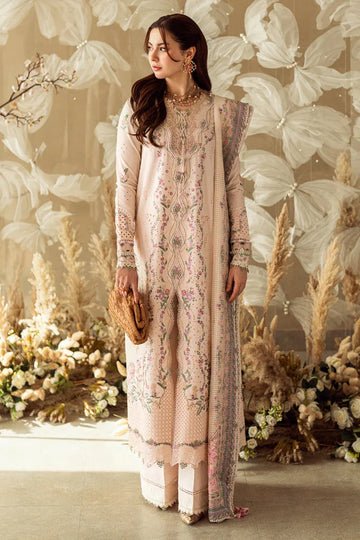 Qalamkar | Sahil Luxury Lawn | FK-12 LILY - Aqsa Fabrics