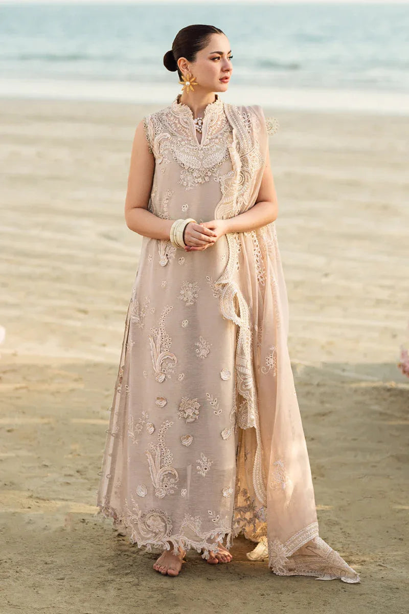 Qalamkar | Sahil Luxury Lawn | FK-01 SOPHIA - Aqsa Fabrics