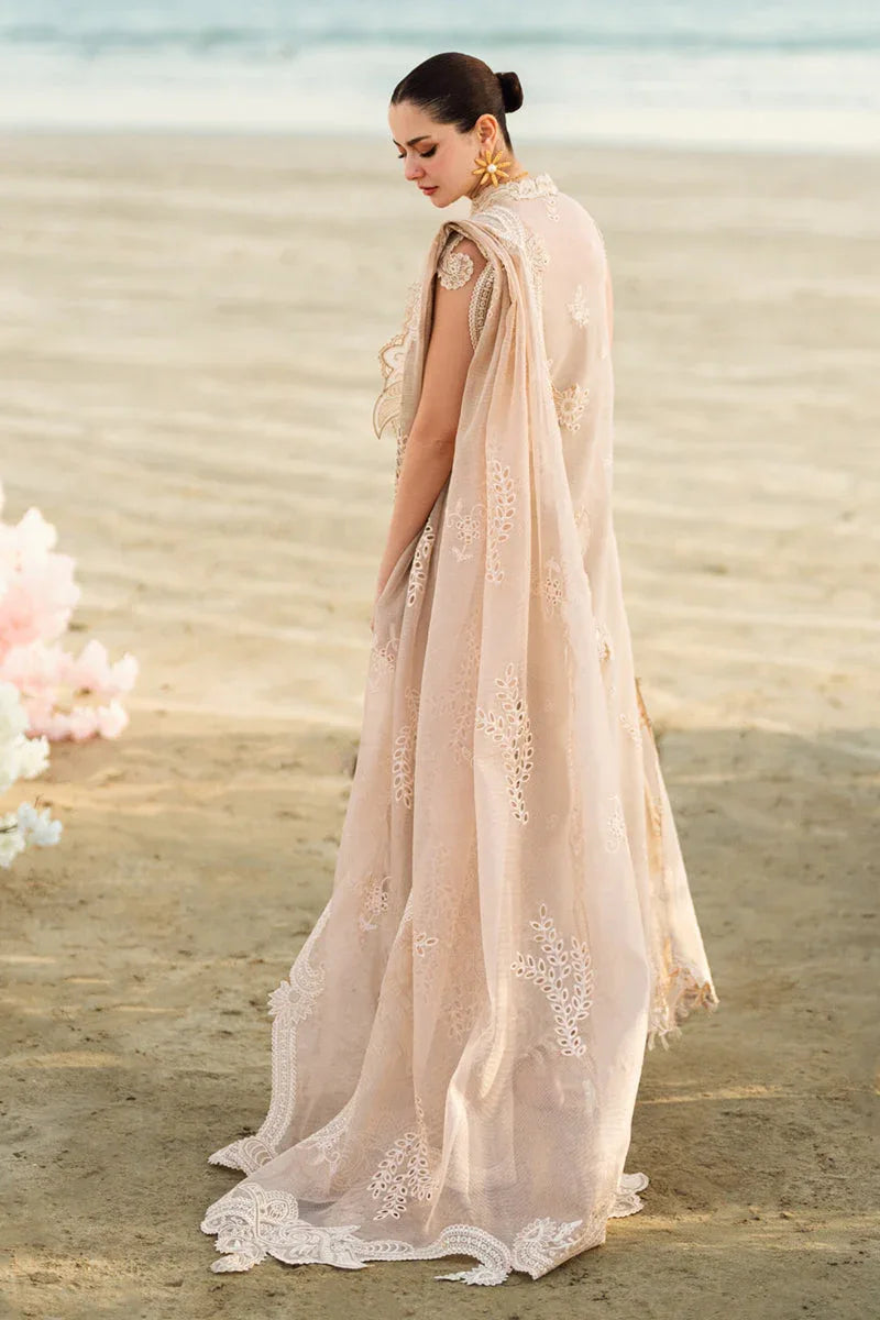 Qalamkar | Sahil Luxury Lawn | FK-01 SOPHIA - Aqsa Fabrics