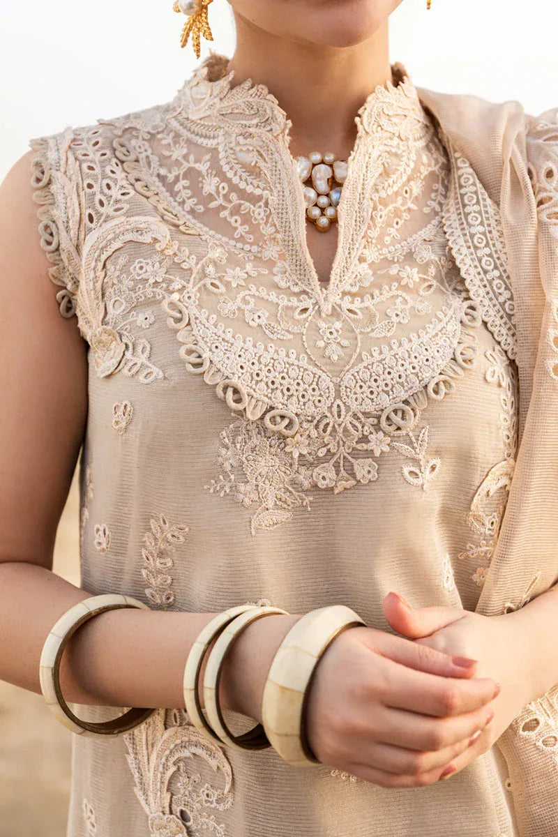 Qalamkar | Sahil Luxury Lawn | FK-01 SOPHIA - Aqsa Fabrics