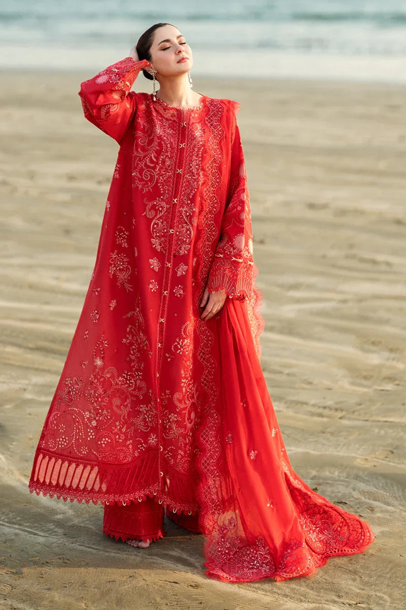 Qalamkar | Sahil Luxury Lawn | FK-07 BELLA - Aqsa Fabrics
