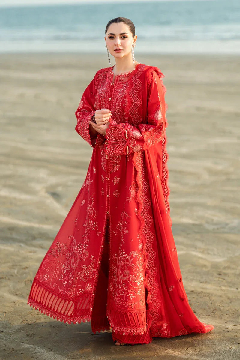 Qalamkar | Sahil Luxury Lawn | FK-07 BELLA - Aqsa Fabrics