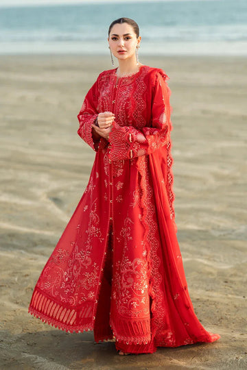 Qalamkar | Sahil Luxury Lawn | FK-07 BELLA - Aqsa Fabrics