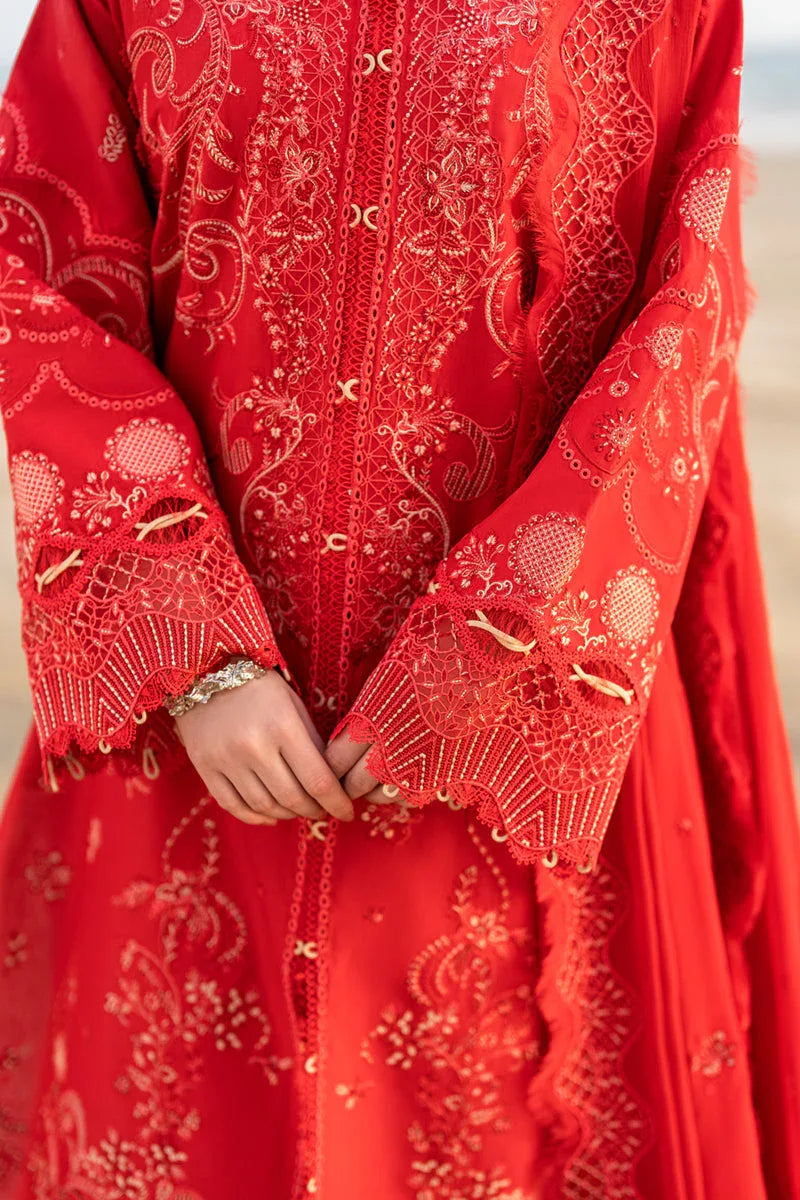 Qalamkar | Sahil Luxury Lawn | FK-07 BELLA - Aqsa Fabrics