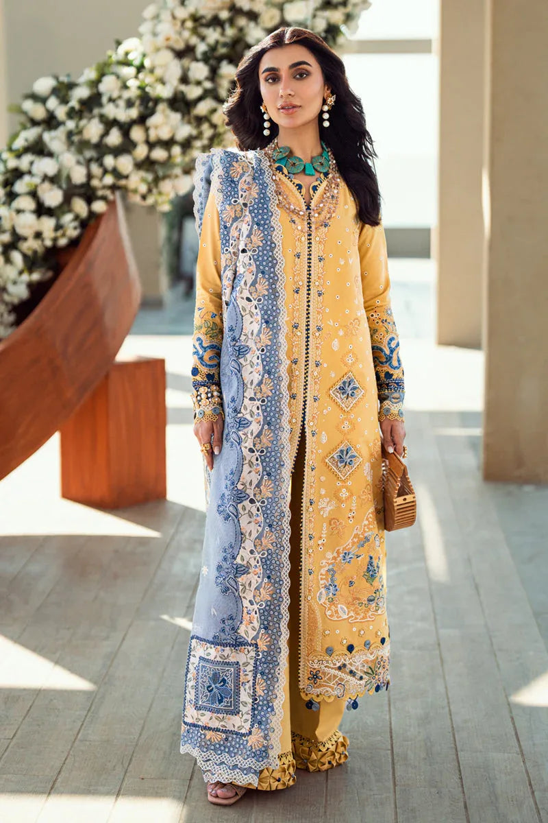 Qalamkar | Sahil Luxury Lawn | FK-06 NATALIE - Aqsa Fabrics