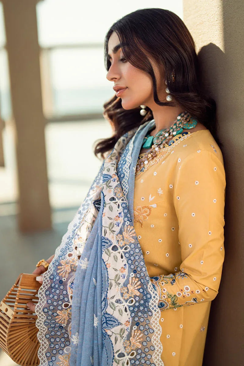 Qalamkar | Sahil Luxury Lawn | FK-06 NATALIE - Aqsa Fabrics