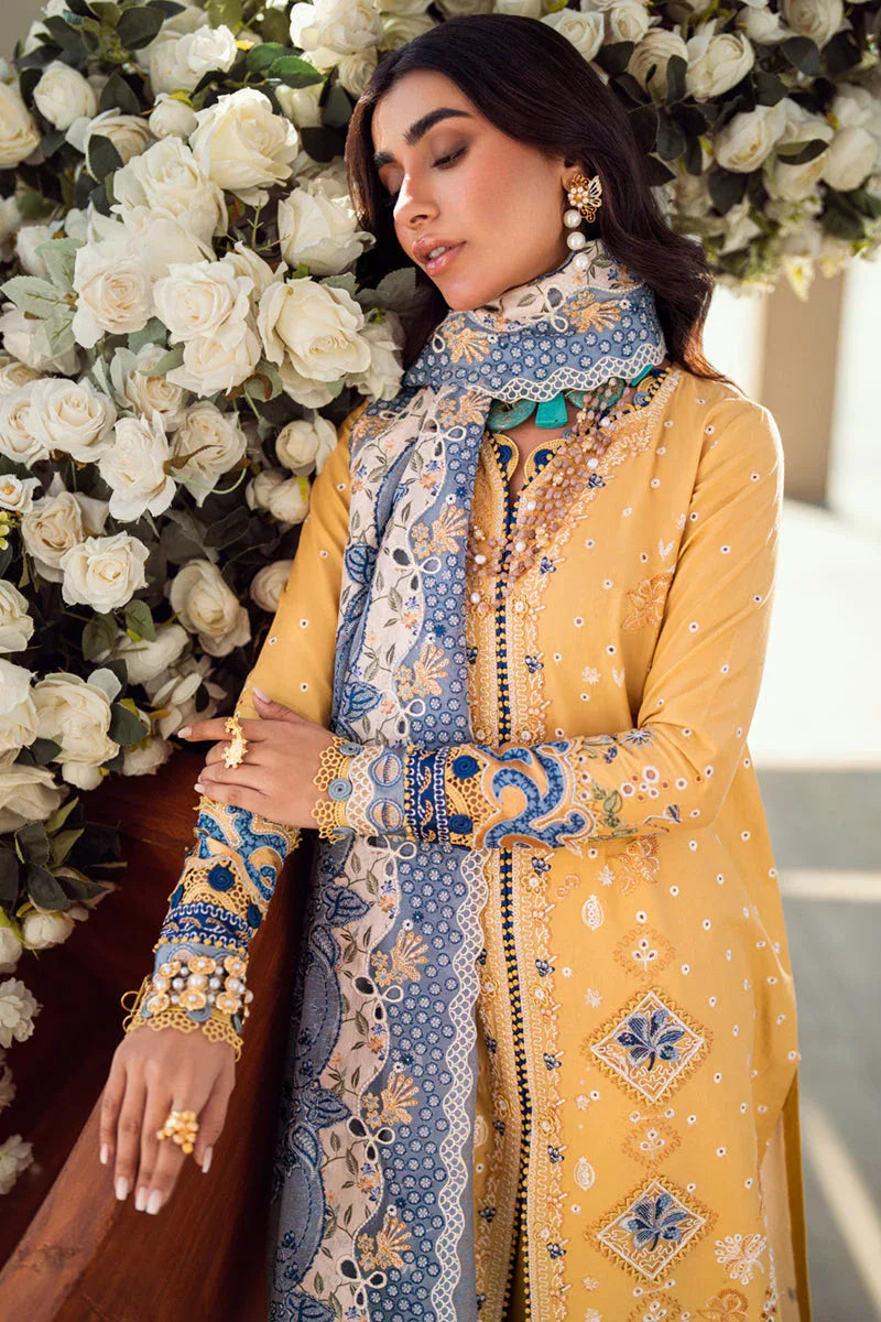 Qalamkar | Sahil Luxury Lawn | FK-06 NATALIE - Aqsa Fabrics