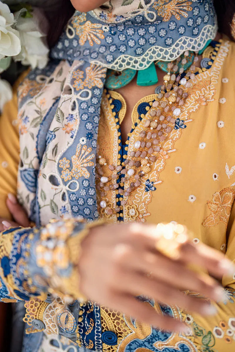 Qalamkar | Sahil Luxury Lawn | FK-06 NATALIE - Aqsa Fabrics