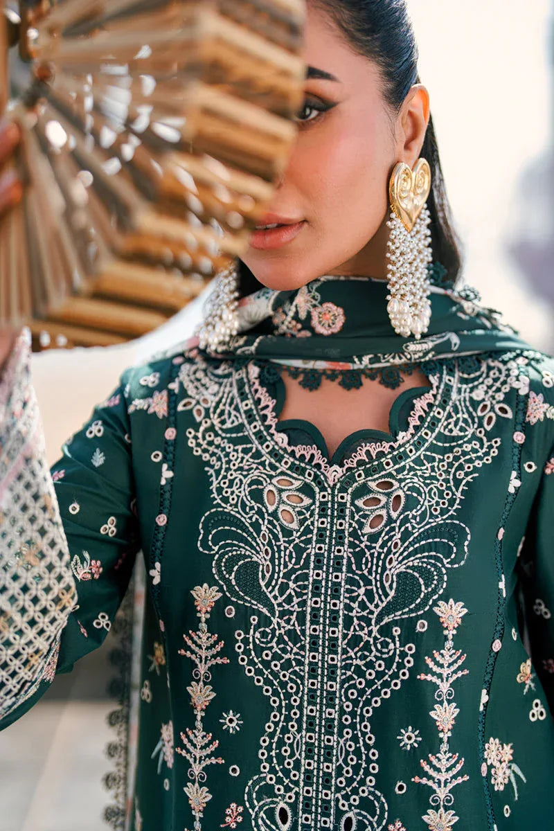 Qalamkar | Sahil Luxury Lawn | FK-13 ELIZA - Aqsa Fabrics