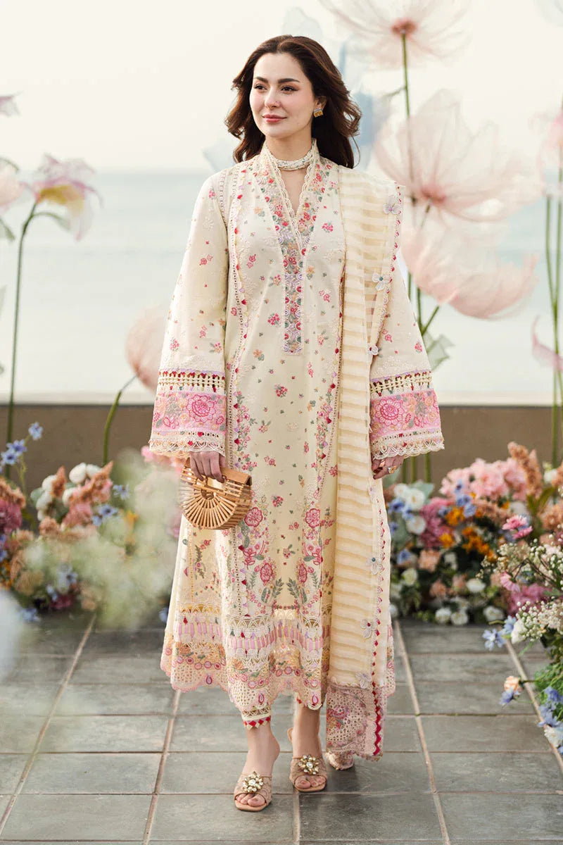 Qalamkar | Sahil Luxury Lawn | FK-14 SCARLETT - Aqsa Fabrics