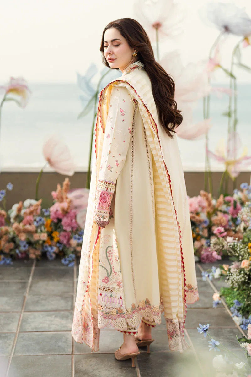 Qalamkar | Sahil Luxury Lawn | FK-14 SCARLETT - Aqsa Fabrics
