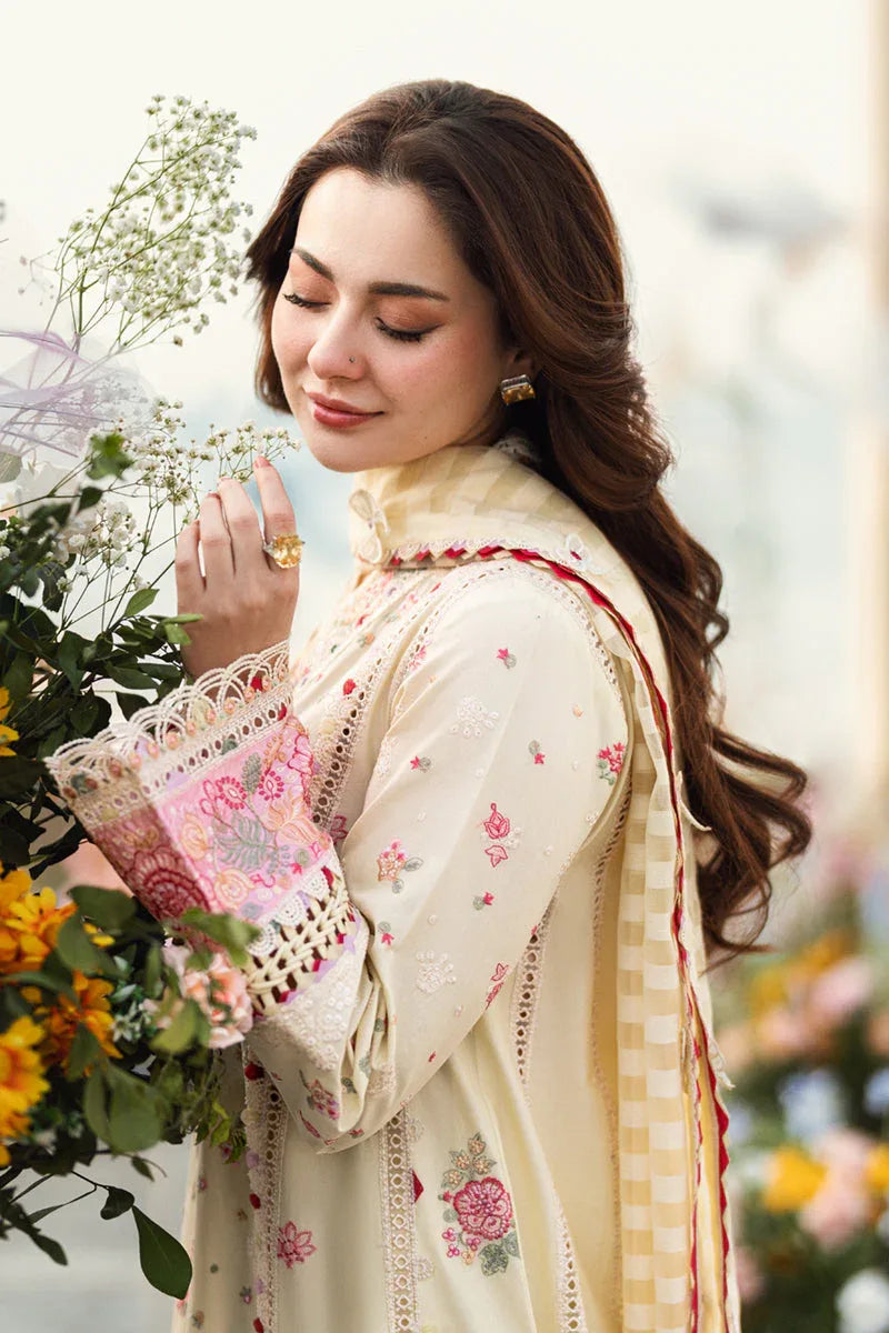 Qalamkar | Sahil Luxury Lawn | FK-14 SCARLETT - Aqsa Fabrics
