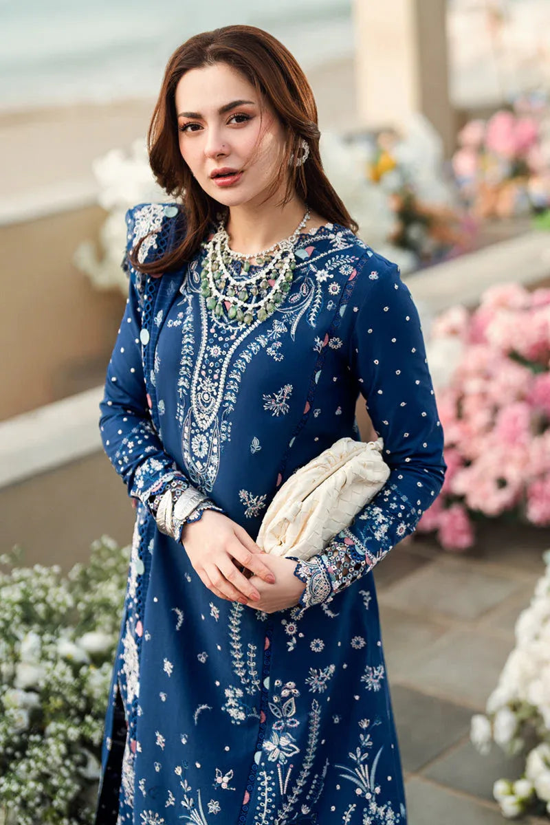 Qalamkar | Sahil Luxury Lawn | FK-05 AURORA - Aqsa Fabrics