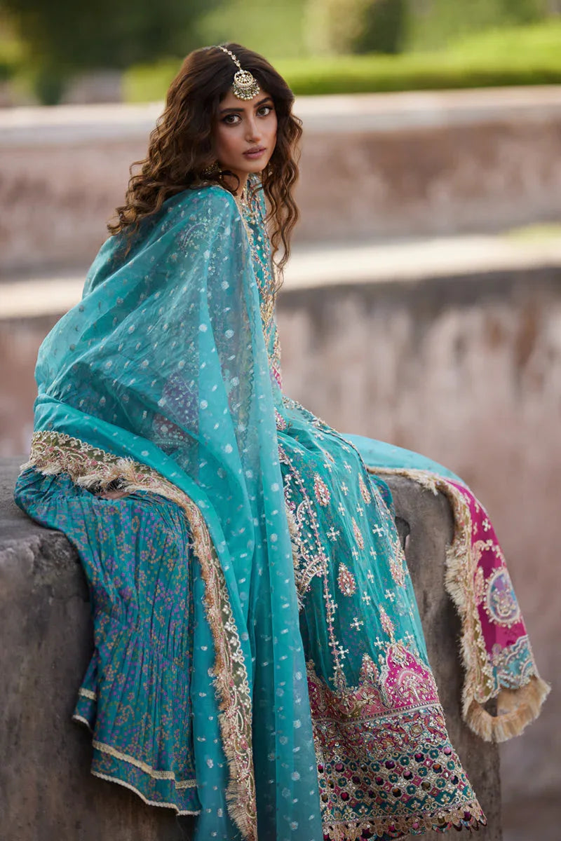 Qalamkar | Shadmani Luxury Formals | Sama SH-03 - Aqsa Fabrics