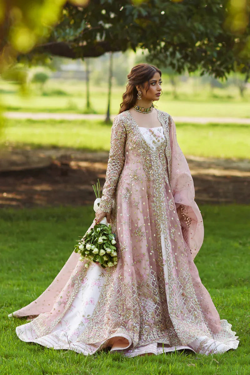 Qalamkar | Shadmani Luxury Formals |  Saira SH-08 - Aqsa Fabrics