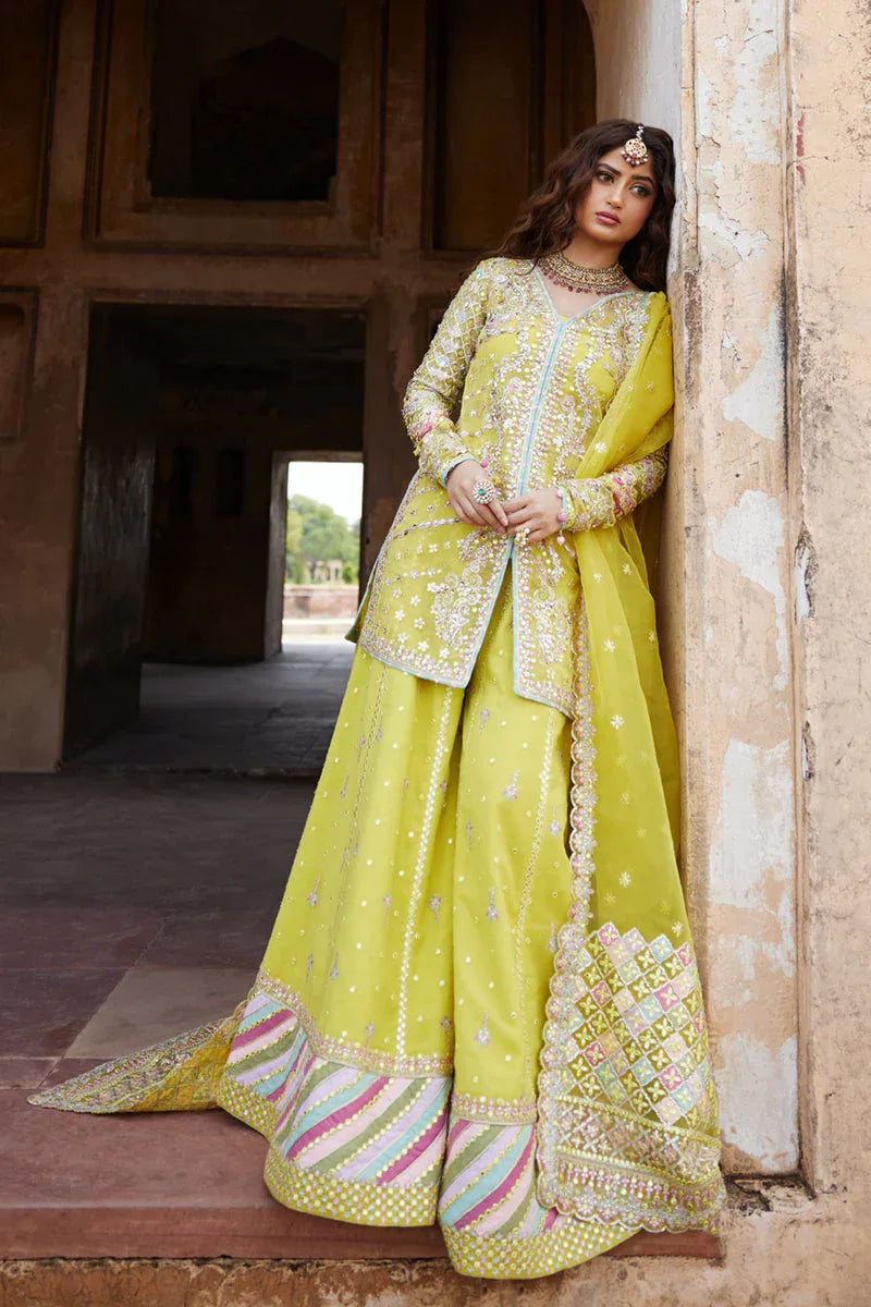Qalamkar | Shadmani Luxury Formals |  Dania SH-05 - Aqsa Fabrics