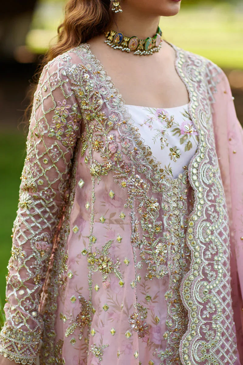 Qalamkar | Shadmani Luxury Formals |  Saira SH-08 - Aqsa Fabrics