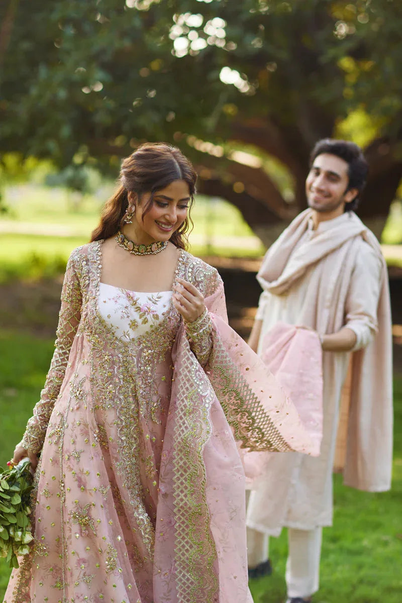 Qalamkar | Shadmani Luxury Formals |  Saira SH-08 - Aqsa Fabrics