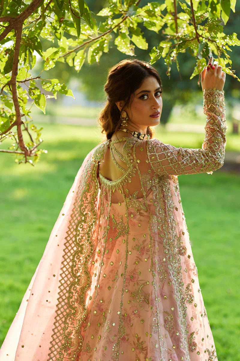 Qalamkar | Shadmani Luxury Formals |  Saira SH-08 - Aqsa Fabrics