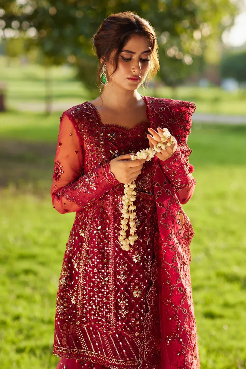 Qalamkar | Shadmani Luxury Formals |  Nurah SH-07 - Aqsa Fabrics