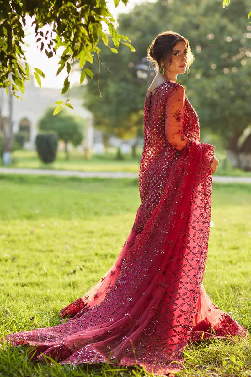 Qalamkar | Shadmani Luxury Formals |  Nurah SH-07 - Aqsa Fabrics