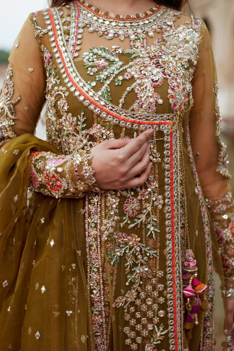 Qalamkar | Shadmani Luxury Formals | Rameesha SH-01 - Aqsa Fabrics