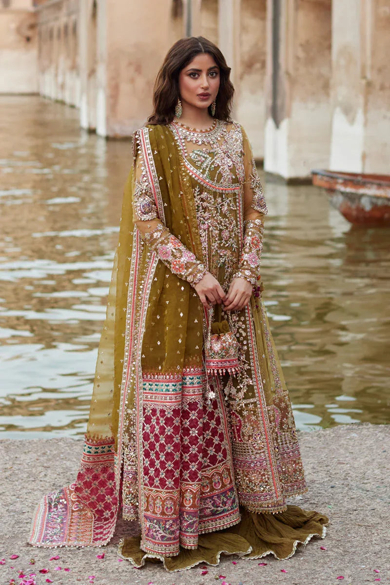 Qalamkar | Shadmani Luxury Formals | Rameesha SH-01 - Aqsa Fabrics