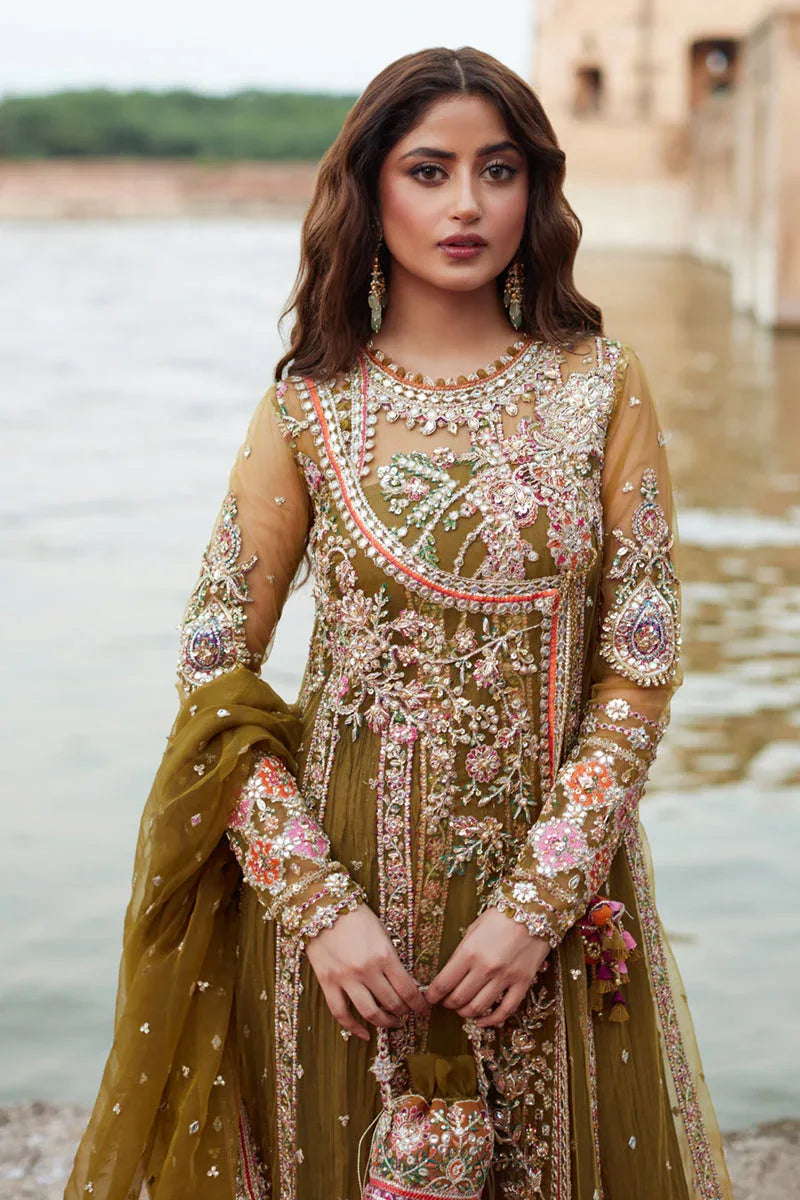 Qalamkar | Shadmani Luxury Formals | Rameesha SH-01 - Aqsa Fabrics